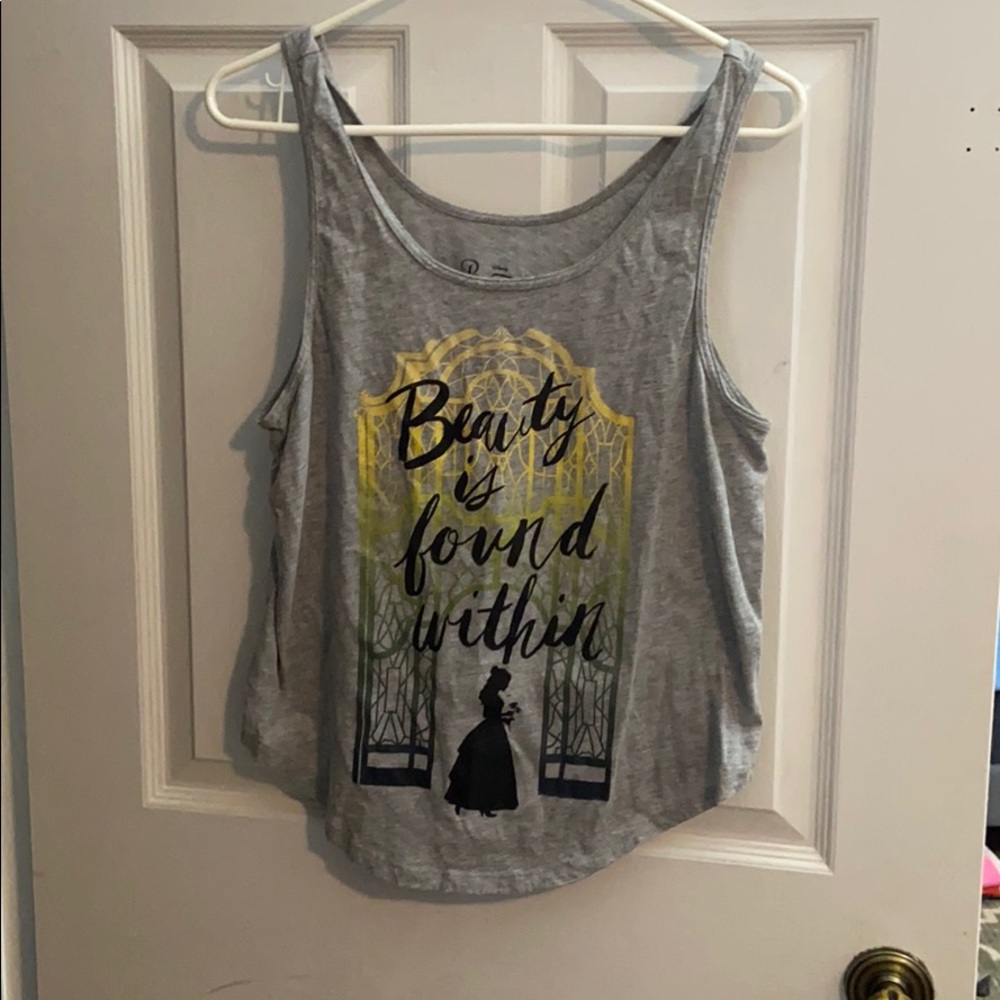 Disney Beauty and the Beast tank top